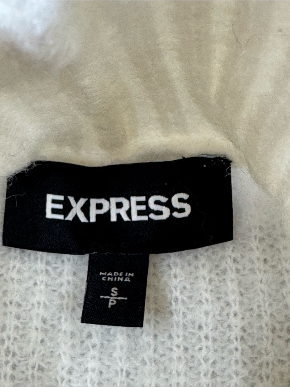 Express Rainbow Stripe Mock Neck Sweater Size Small - Picture 6 of 8